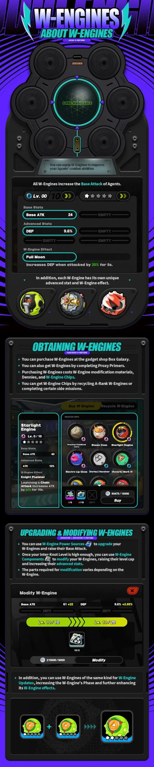 W-Engine guide